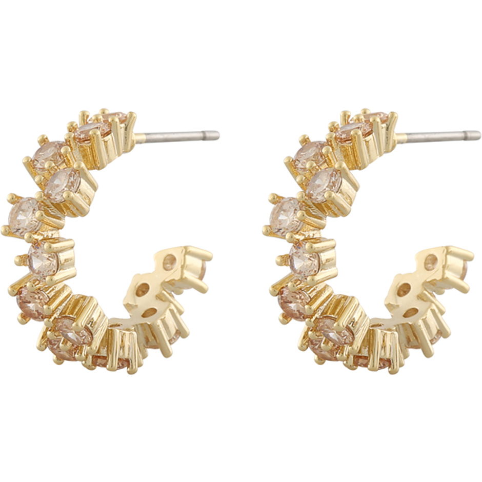 Nuit oval ear gold/champagne