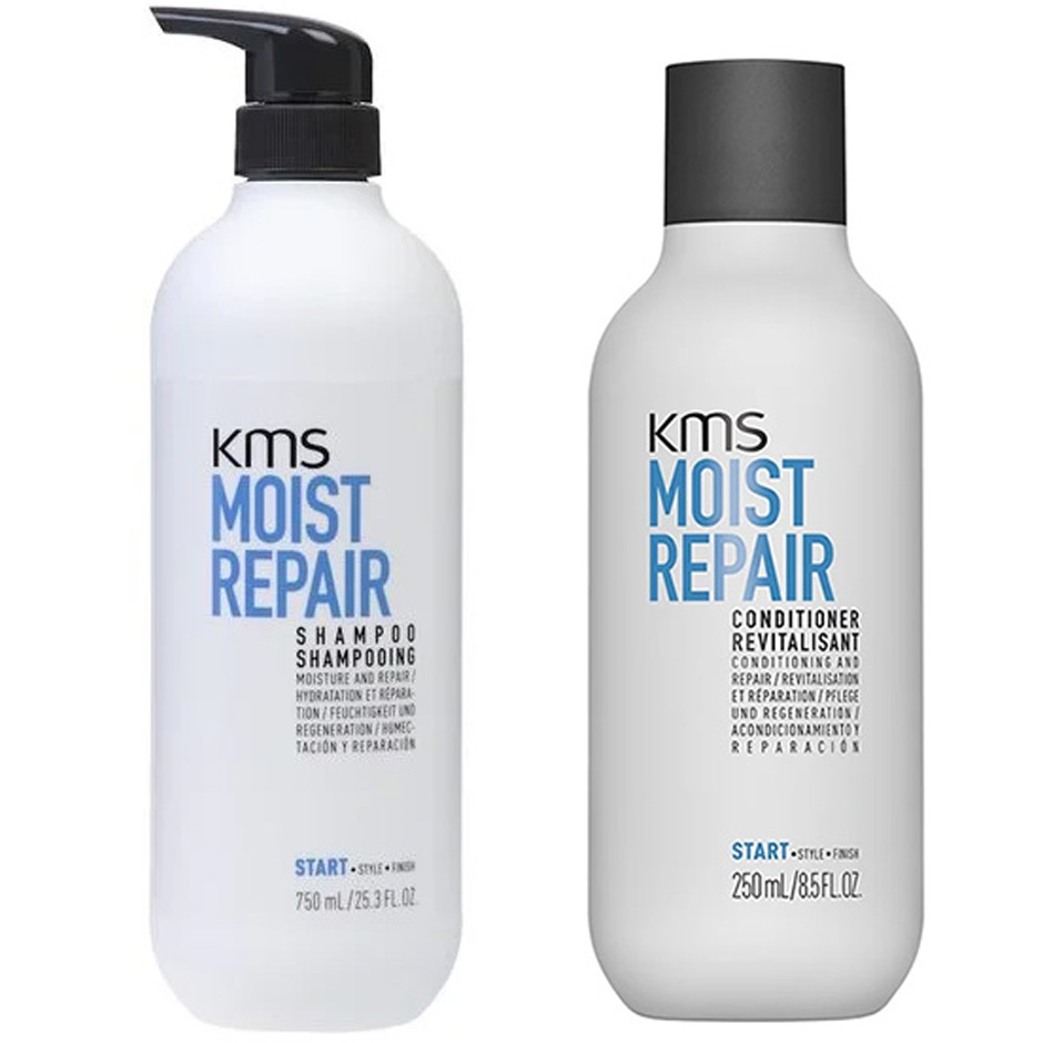 KMS Moist Repair Duo Shampoo 250 ml + Conditioner 200 ml - 450 ml