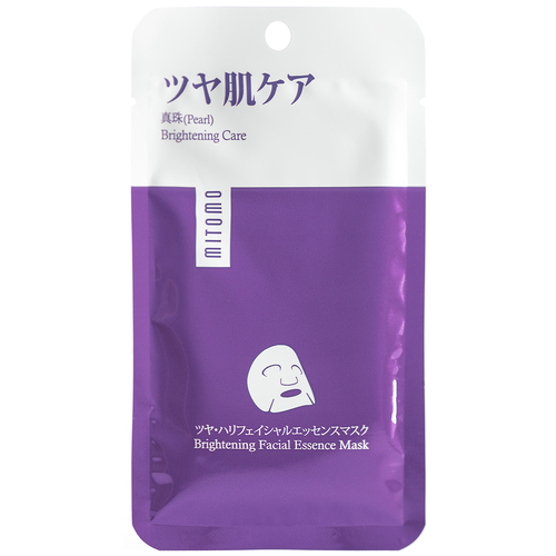 MITOMO Premium Brightening Facial Essence Mask Pearl