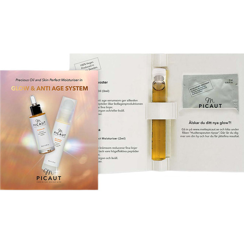 M Picaut Swedish Skincare Glow and Anti Age System Gift