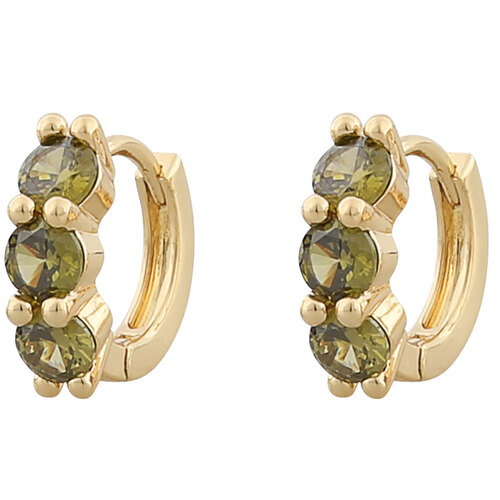 Snö of Sweden Kelly Small Ring Ear 198 g/olive