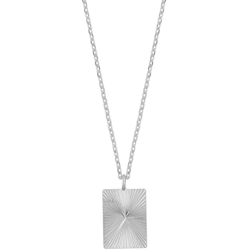 Snö of Sweden Ray ID pendant neck 45 plain silver