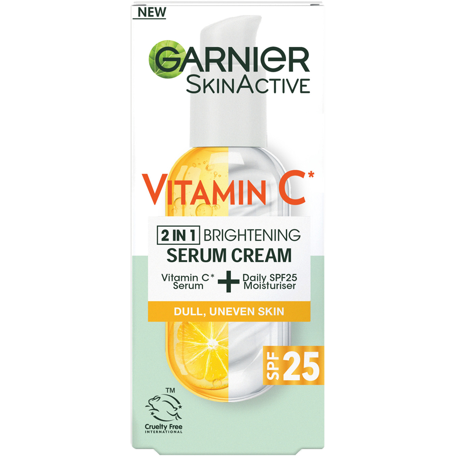 Skin Active Brightening Serum Cream 2 In 1 Vitamin C