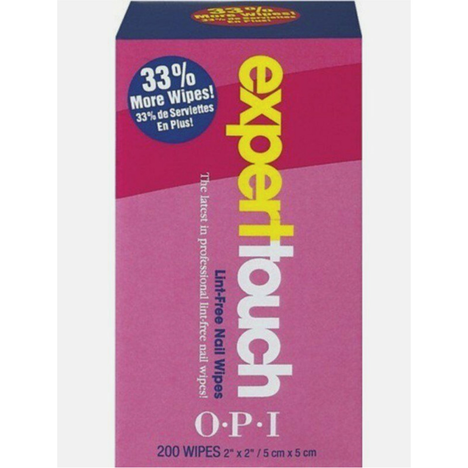OPI Experttouch Remover Lint-Free Nail Wipes, OPI Kynsilakanpoistoaineet