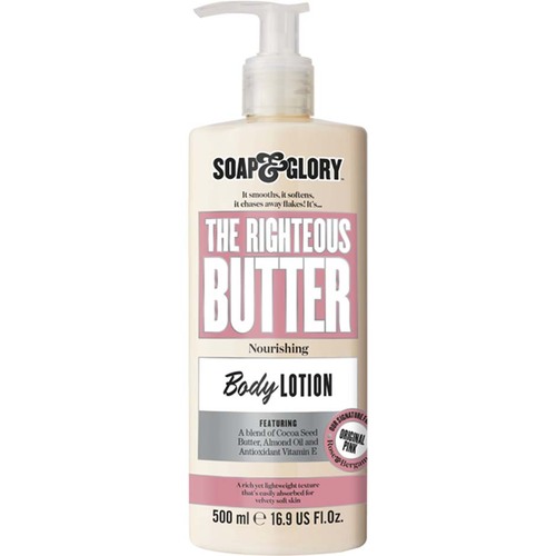 Soap & Glory The Righteous Butter Body Lotion for Softer and Smoother Skin