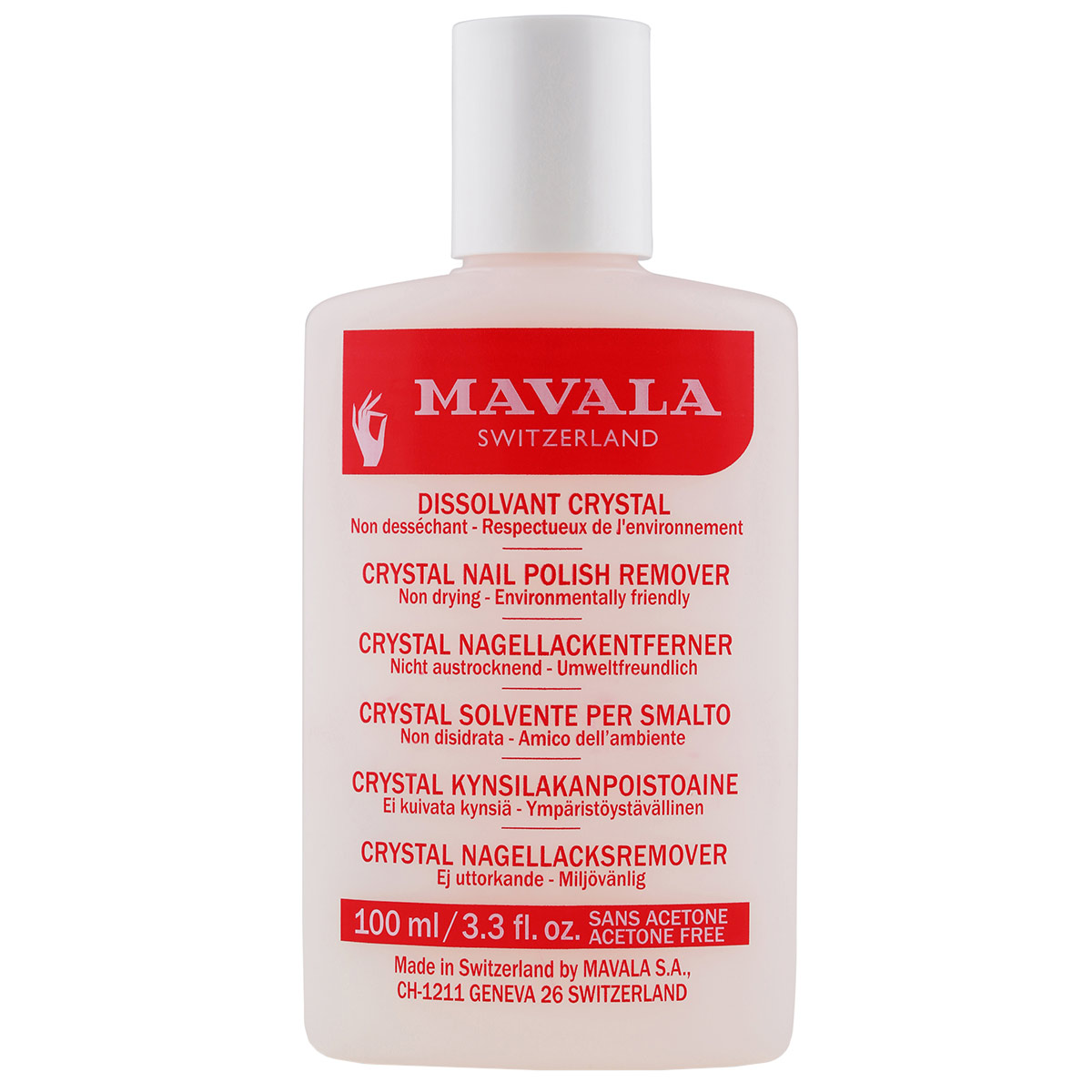 Crystal Nail Polish Remover, 100 ml Mavala Kynsilakanpoistoaineet
