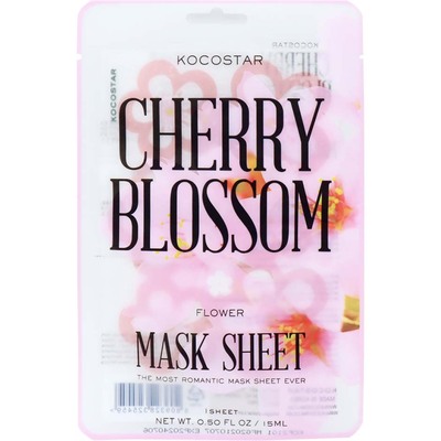 Kocostar Flower Mask Sheet Cherry Blossom (6 flowers)