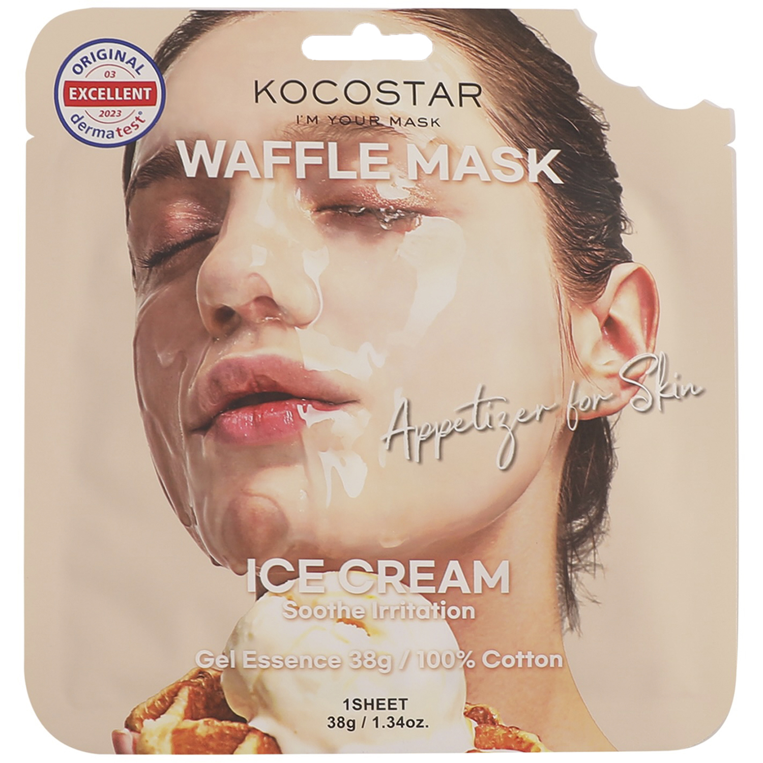 Waffle Mask Ice Cream