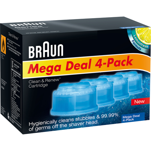 Braun Clean & Renew Cartridge 4-Pack