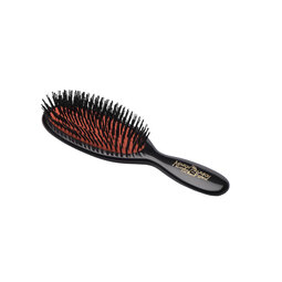 Hair brush in pure bristle