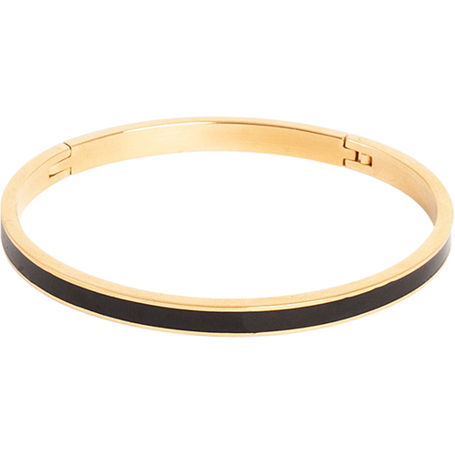 A&C Oslo Enamel Steel Gold Bracelet