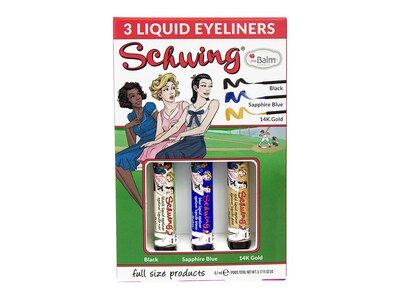 the Balm Schwing Eyeliner Trio Kit