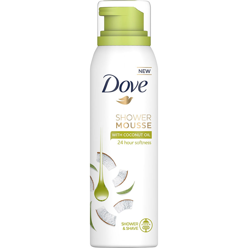 Shower Mousse Coconut Oil, 200 ml Dove Suihku- ja kylpytuotteet