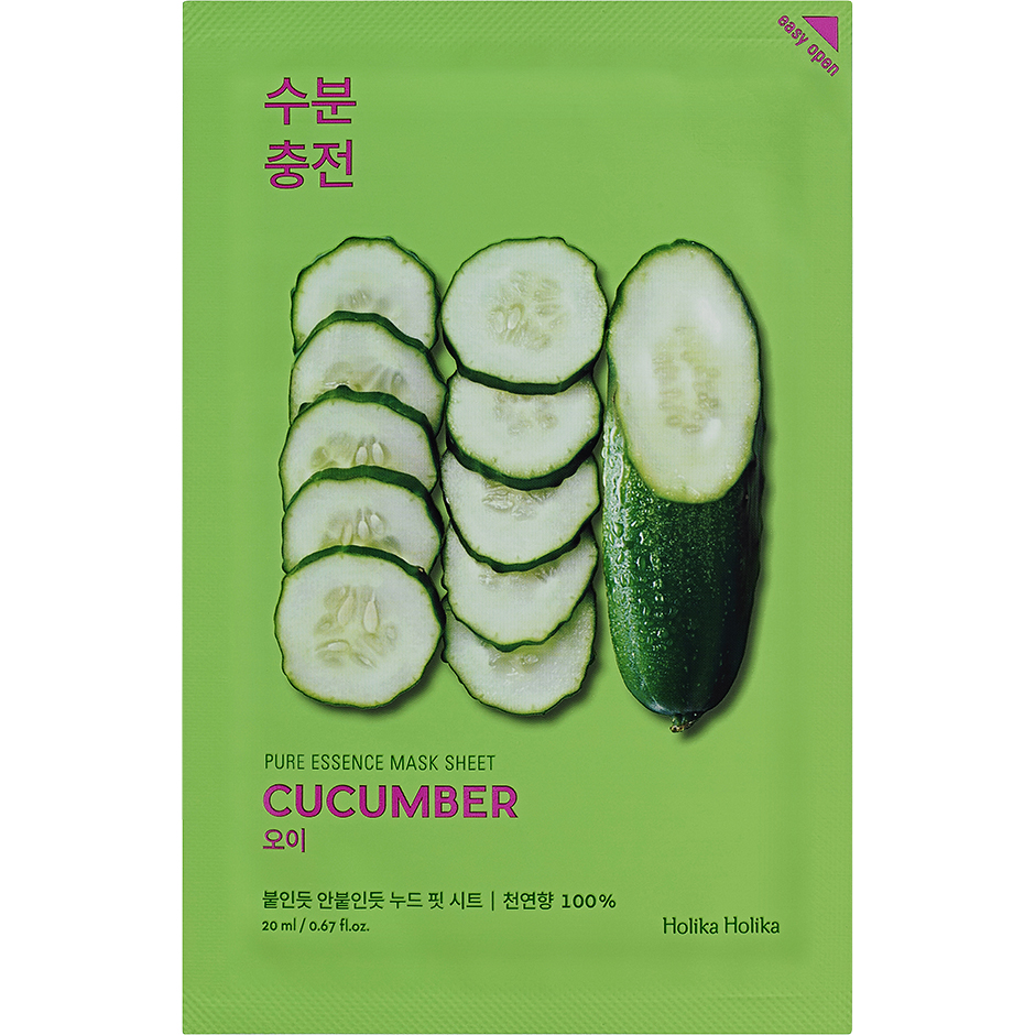 Holika Holika Pure Essence Mask Sheet - Cucumber, Holika Holika K-Beauty