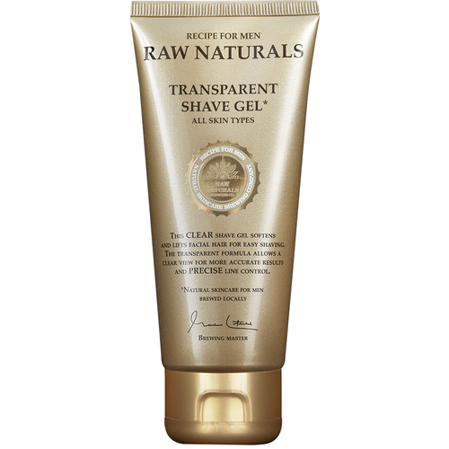 Raw Naturals by Recipe for Men Transparent Shaving Gel