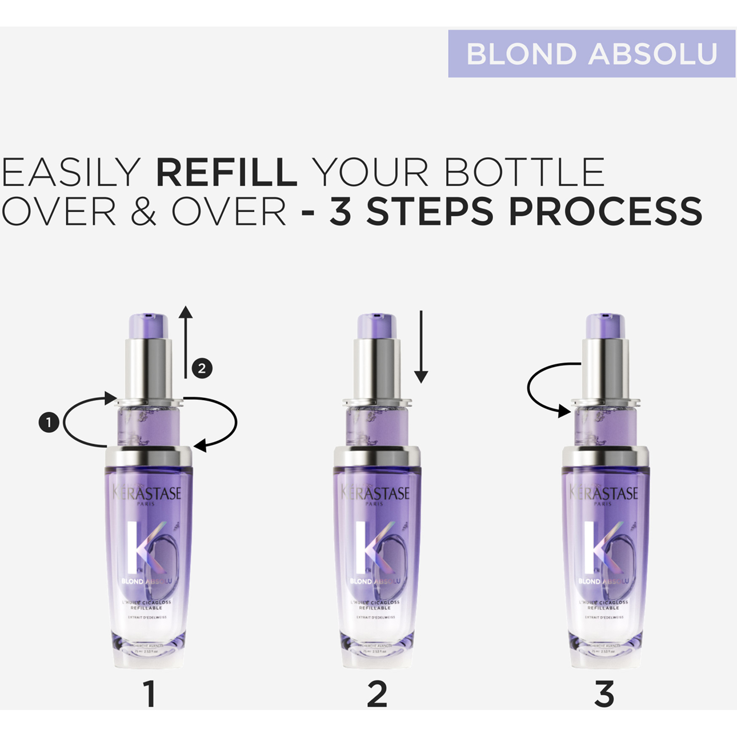 Blond Absolu L´Huile Cicagloss Hair Oil Refill