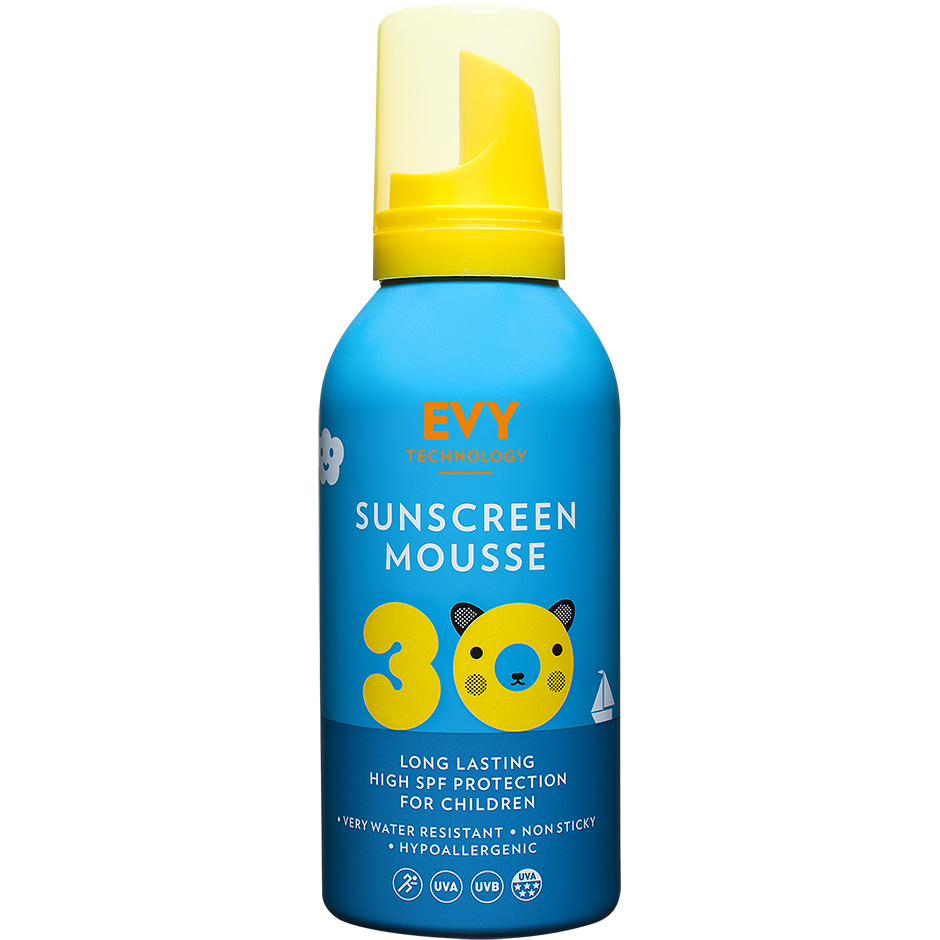 EVY Sunscreen Mousse Kids 30 SPF, 150 ml EVY Technology Äidille & Vauvalle