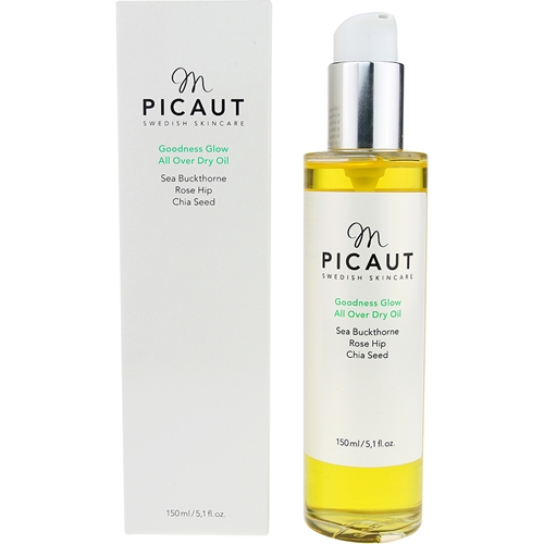 M Picaut Swedish Skincare Goodness Glow All Over Dry Oil