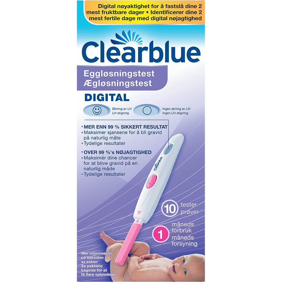 Digital Ovulation Test, Clearblue Testit