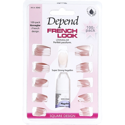 Depend French Look Artificial Nails