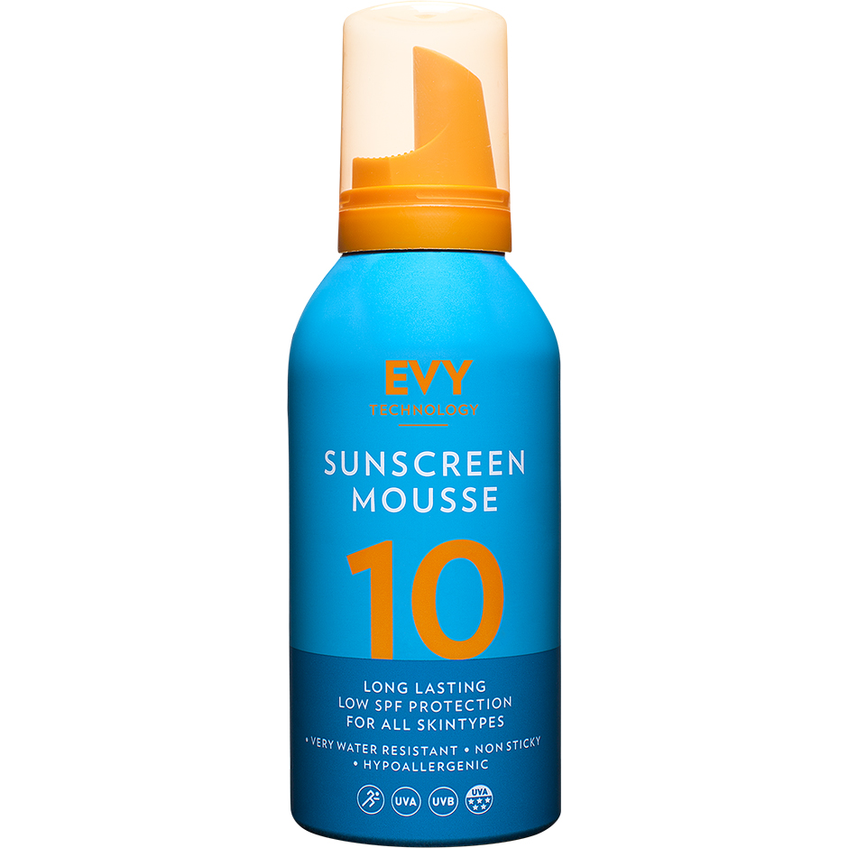 EVY Sunscreen Mousse 10 Low Protection SPF, 150 ml EVY Technology Aurinkosuoja vartalo