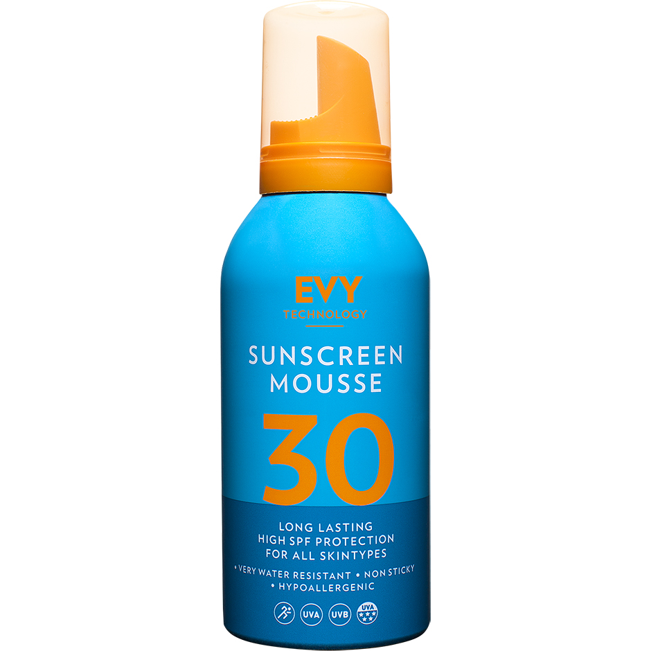 EVY Sunscreen Mousse 30 High SPF, 150 ml EVY Technology Aurinkosuoja vartalo