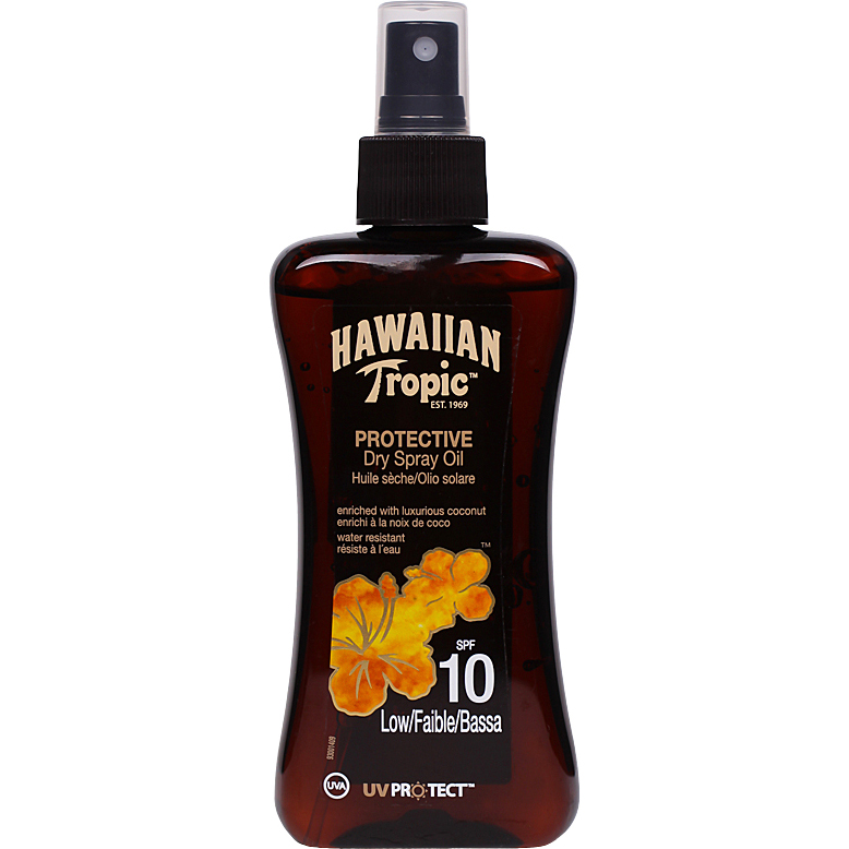 Hawaiian Tropic Protective Dry Spray Oil, SPF 10, 200 ml Hawaiian Tropic Aurinkovoiteet