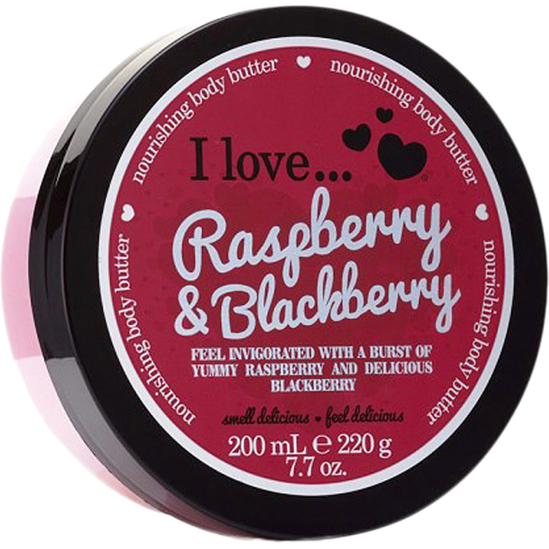 I Love... Raspberry & Blackberry Body Butter, 200 ml I love… Vartalovoit